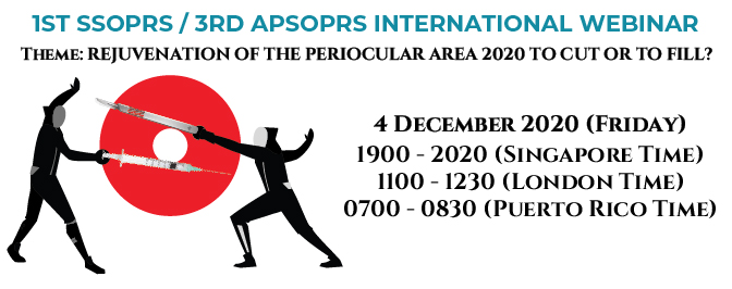 1st SSOPRS / 3rd APSOPRS International Webinar